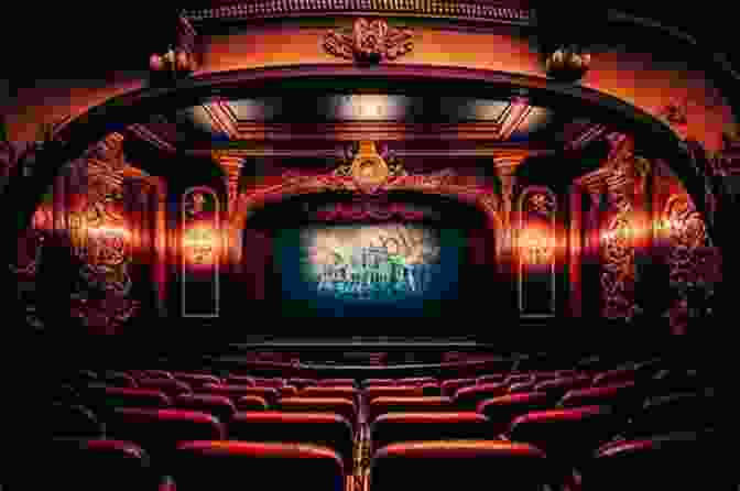 A Grand City Theater With Ornate Architecture, A Red Velvet Curtain, And Plush Seating City Learn Places In A City And What People Do There : Picture About Most Typical Places In The City With Their Description For Children (Spending My Day)