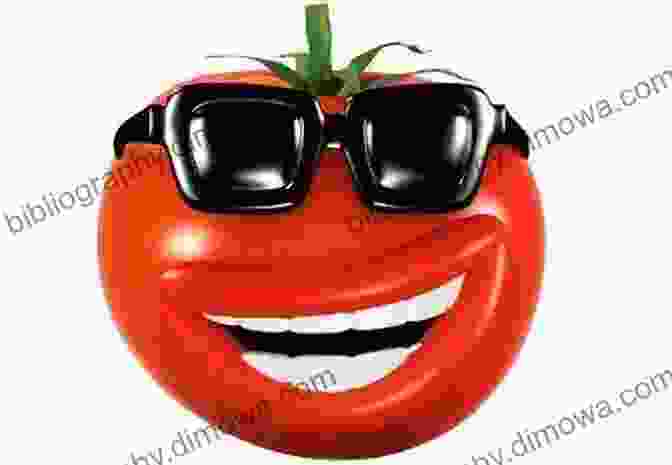 A Tomato With A Joyful Expression, Wearing Sunglasses Count To 10 With Funny Vegetables : For Ages 2 And Up