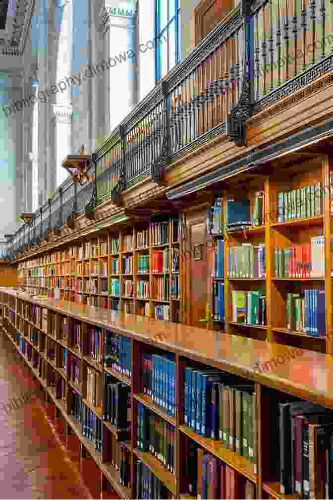 An Elegant City Library With Shelves Lined With Books, Comfortable Seating Areas, And A Grand Staircase City Learn Places In A City And What People Do There : Picture About Most Typical Places In The City With Their Description For Children (Spending My Day)