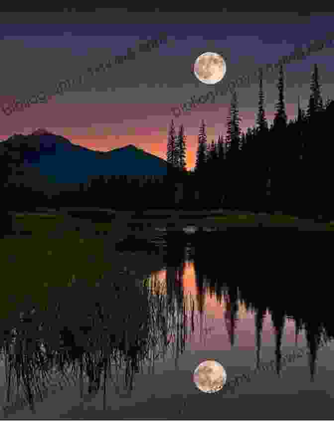 Moonlight Reflecting On A Tranquil River, Symbolizing The Ethereal And Alluring Nature Of 'Untying The Moon' Untying The Moon: A Novel (Story River Books)