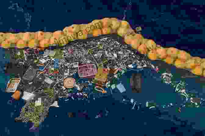 Plastic Debris Floating In A Busy Asia Pacific Harbour, Highlighting The Challenges Of Pollution The Environment In Asia Pacific Harbours